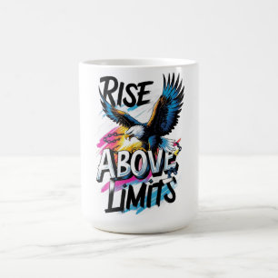 ADOM "Rise Above Limits" Women's Graphic T-Shirt Coffee Mug