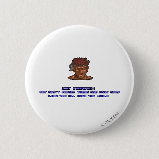 Adon KO'ed 2 Inch Round Button (Front)