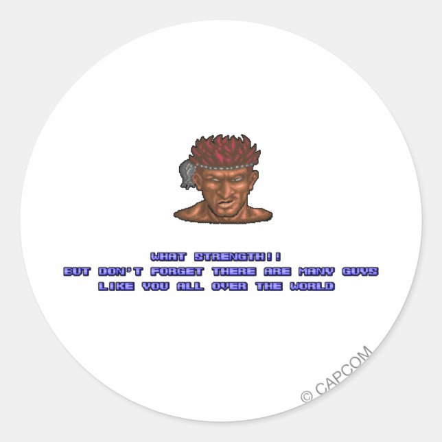 Adon KO'ed Classic Round Sticker (Front)