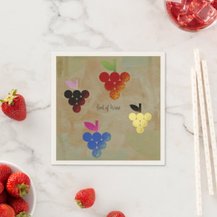 Adonis God of Wine Napkin