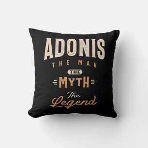 Adonis Personalized Name - Funny Adonis Throw Pillow