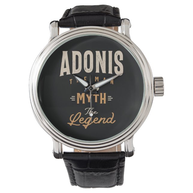 Adonis Personalized Name - Funny Adonis Watch (Front)