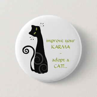 Adopt a Cat 2 Inch Round Button