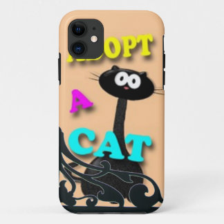 Adopt a Cat iPhone 11 Case