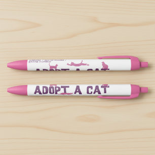 Adopt a Cat Pen with Contact Information