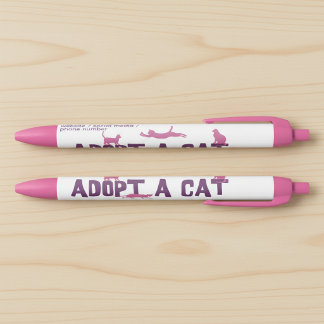 Adopt a Cat Pen with Contact Information