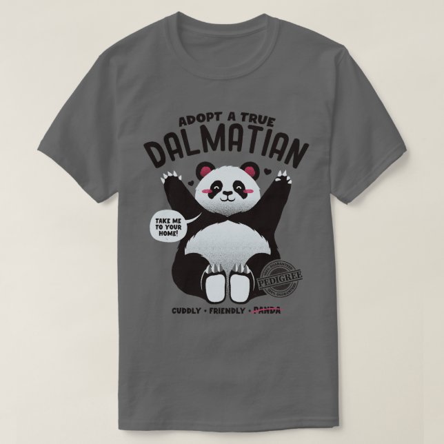 Adopt a Dalmatian by Tobe Fonseca T-Shirt (Design Front)