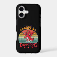 Adopt a demodog funny dog lovers gift for men wome