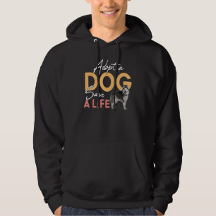 Adopt A Dog Save A Life Rescue Alaskan Malamute Hoodie