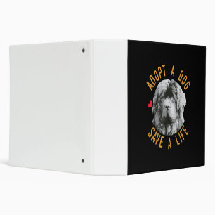 Adopt A Dog Save A Life Rescue Newfoundland Binder