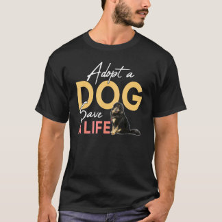 Adopt A Dog Save A Life Rescue Tibetan Mastiff T-Shirt
