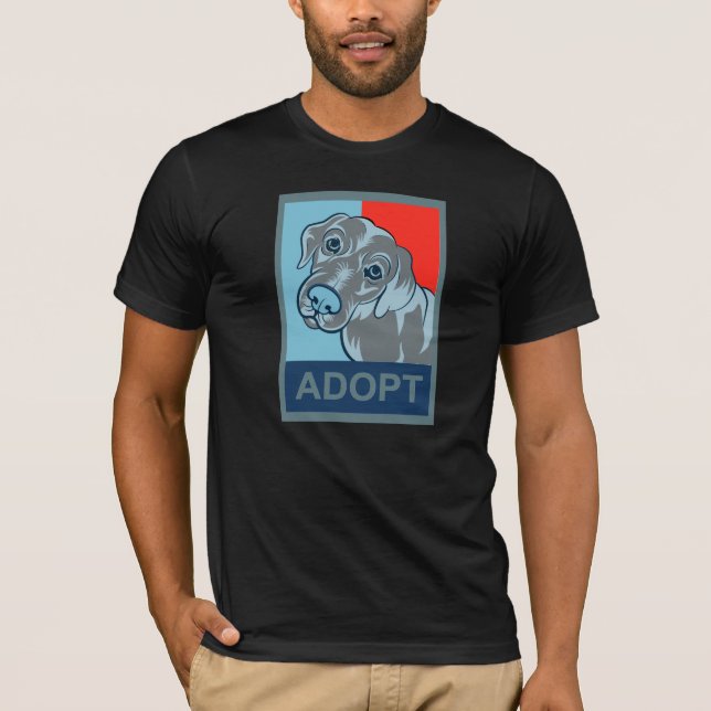 Adopt a Dog T-shirt (Front)
