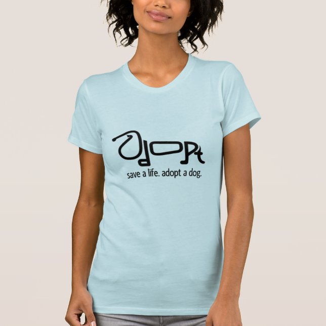 adopt a dog T-Shirt (Front)
