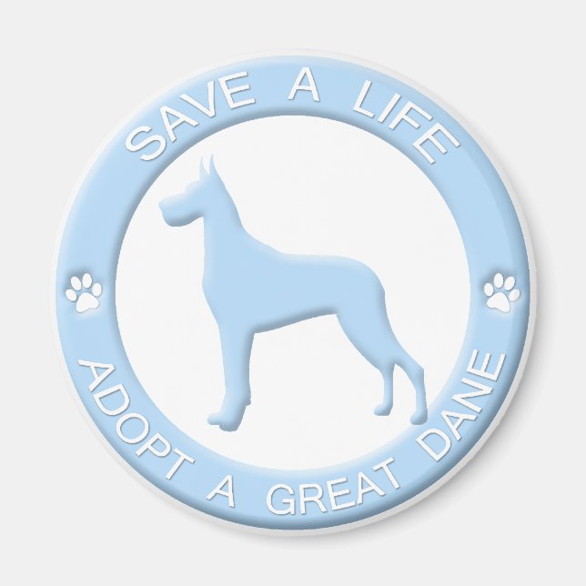 Adopt a Great Dane Magnet (Front)