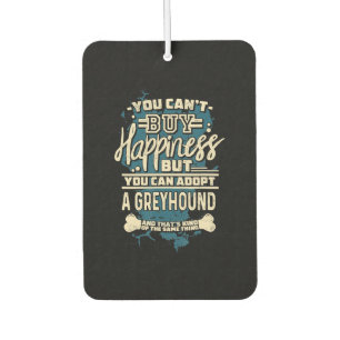 Adopt A Greyhound T-Shirt Rescue Dog Shirt Air Freshener