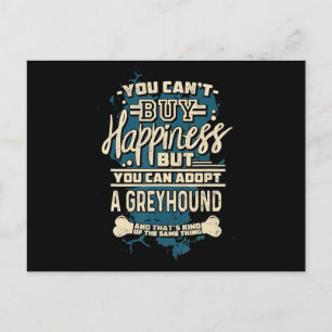 Adopt A Greyhound T-Shirt Rescue Dog Shirt Postcard