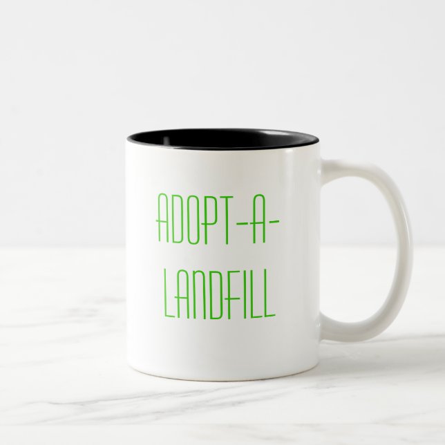 Adopt-A-Landfill Two-Tone Coffee Mug (Right)