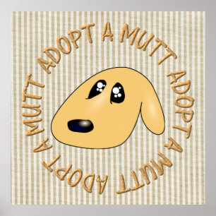 adopt a mutt poster