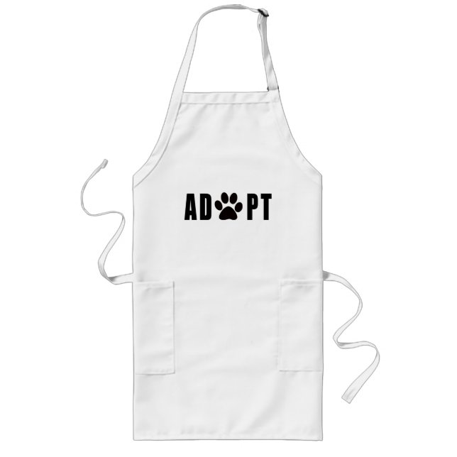 Adopt A Pet Long Apron (Front)
