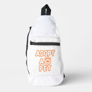 adopt a pet sling bag