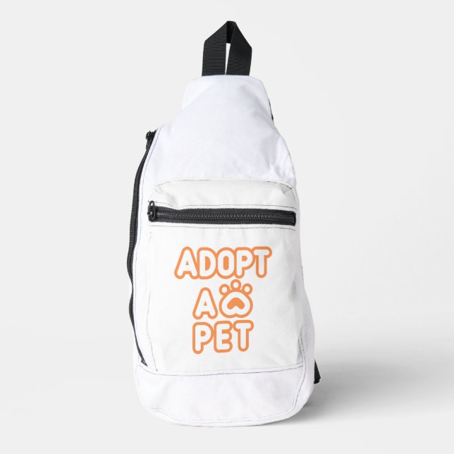 adopt a pet sling bag (Front)