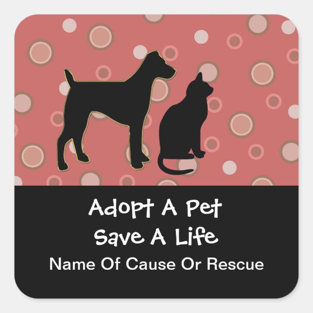 Adopt A Pet Stickers (Front)