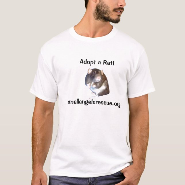 Adopt a Rat! T-Shirt (Front)