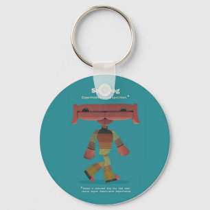ADOPT A RESCUED DOG! KEYCHAIN