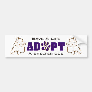 Adopt A Shelter Dog 1 Bumper Sticker
