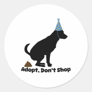 Adopt a Shelter Pet Day Rescue Awareness Sticker