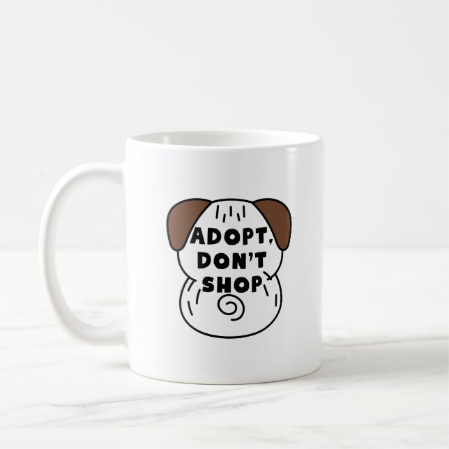 Adopt a Shelter Pet Day | Rescue Support Mug (Left)