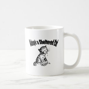 Adopt a Sheltered Cat Coffee Mug