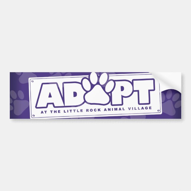 "Adopt at LRAV" Bumper Sticker (Front)