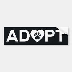 ADOPT BUMPER STICKER