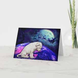 Adopt by Shelter or Rescue Dog Holiday Card