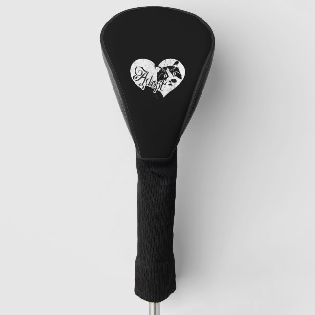 ADOPT CAT GOLF HEAD COVER (Front)