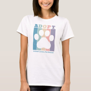 Adopt Colourful Custom T-Shirt
