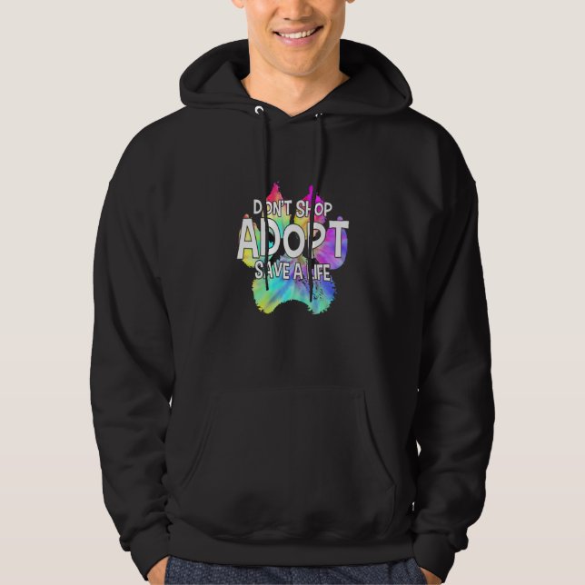 Adopt Don Shop Rescue Dogs Cat Funny Dog Rescuer A Hoodie (Front)