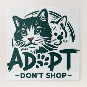Adopt don't shop 1 jigsaw puzzle