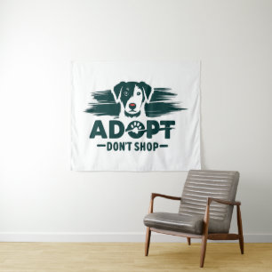 Adopt don't shop 2 tapestry