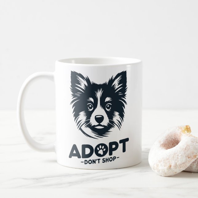 Adopt don't shop 3 coffee mug (With Donut)