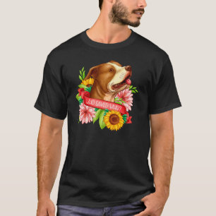 Adopt Don't Shop Animal Pitbull Pibble Mom Rescu T-Shirt
