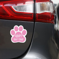 Adopt Don't Shop | Cute Animal Rescue Pawprint