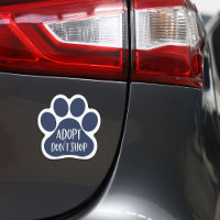 Adopt Don't Shop | Cute Animal Rescue Pawprint