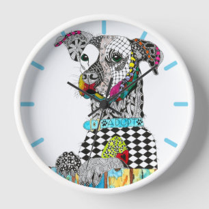 Adopt Don't Shop Dog Adoption Clock