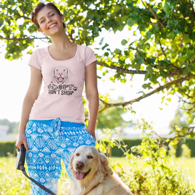 Adopt Don't Shop Homeless Rescue Dog T-Shirt (Creator Uploaded)