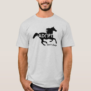Adopt Don't Shop Horse T-Shirt