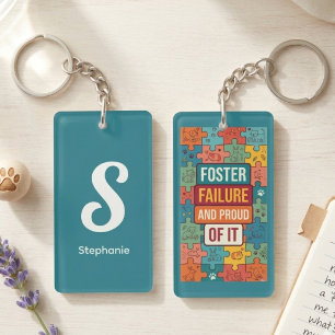 Adopt Don't Shop Rescue Pet Art Keychain