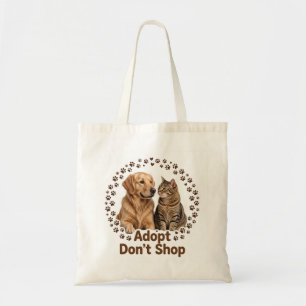 Adopt Don't Shop Tote Bag