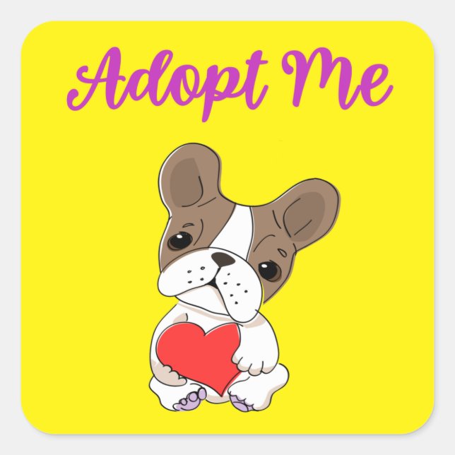 Adopt Me Square Sticker (Front)